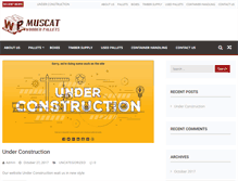 Tablet Screenshot of muscatpallets.com